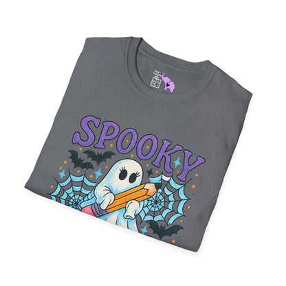 Spooky Teacher Adult T-shirt