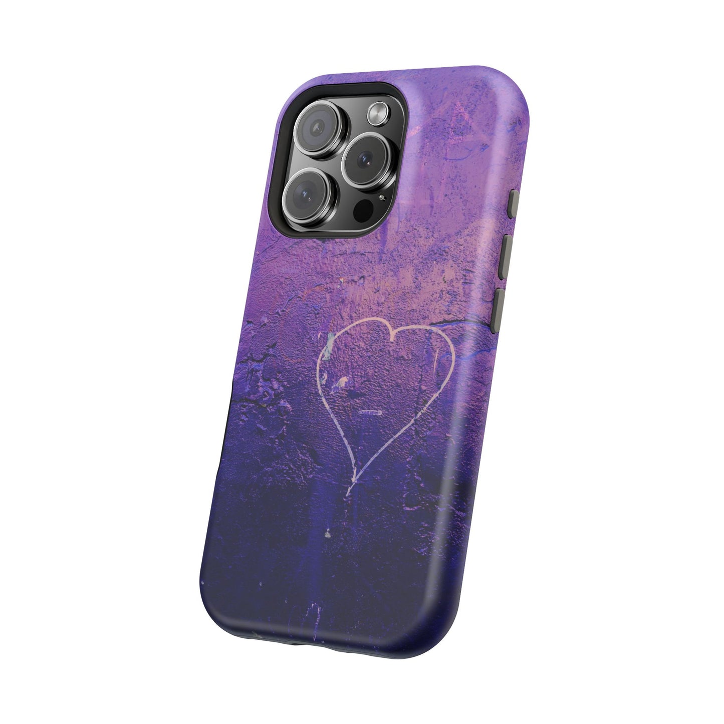 Purple Heart Wall MagSafe® Compatible Tough Case for iPhone