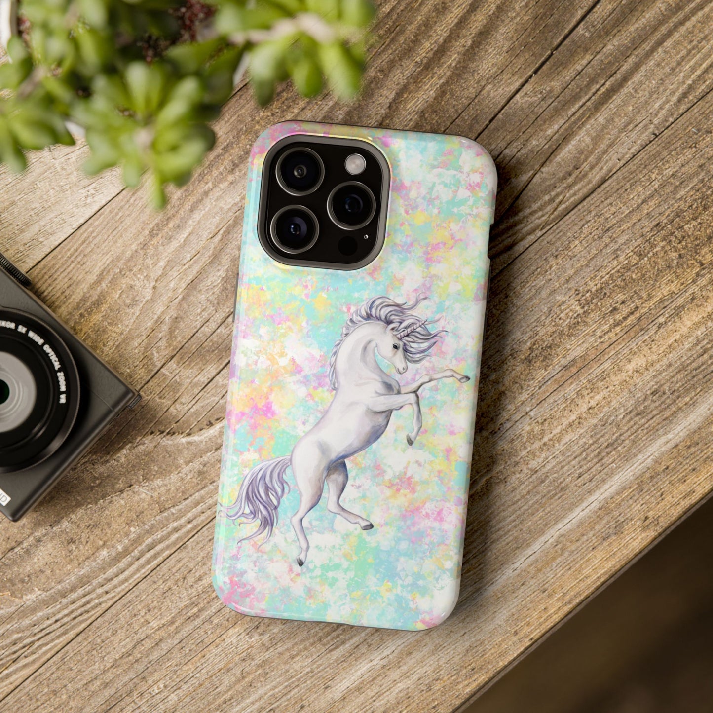 Pastel Pegasus MagSafe® Compatible Tough Case for iPhone