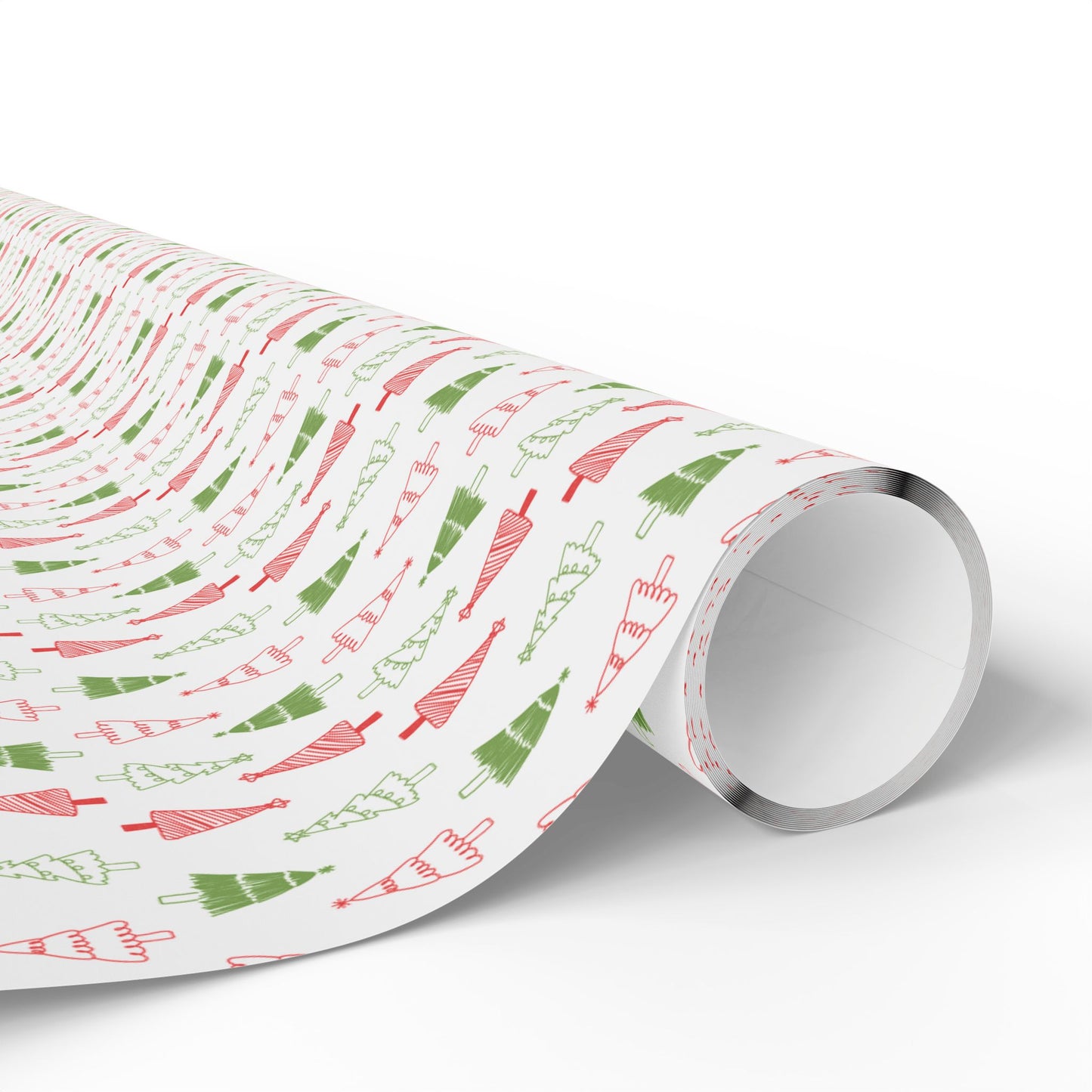 Merry Little Trees Wrapping Paper