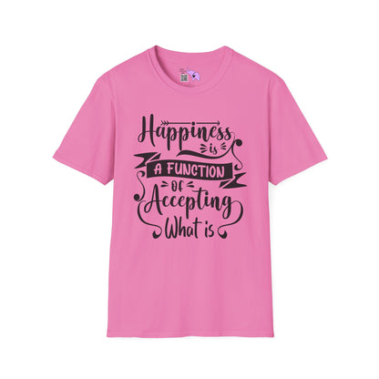 Happiness is a Function of Accepting What Is T-shirt