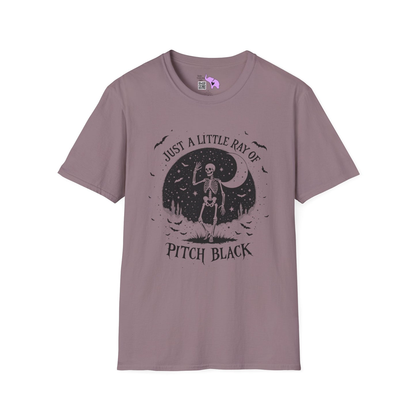 Just A Little Ray of Pitch Black (Crescent Moon) Adult T-shirt