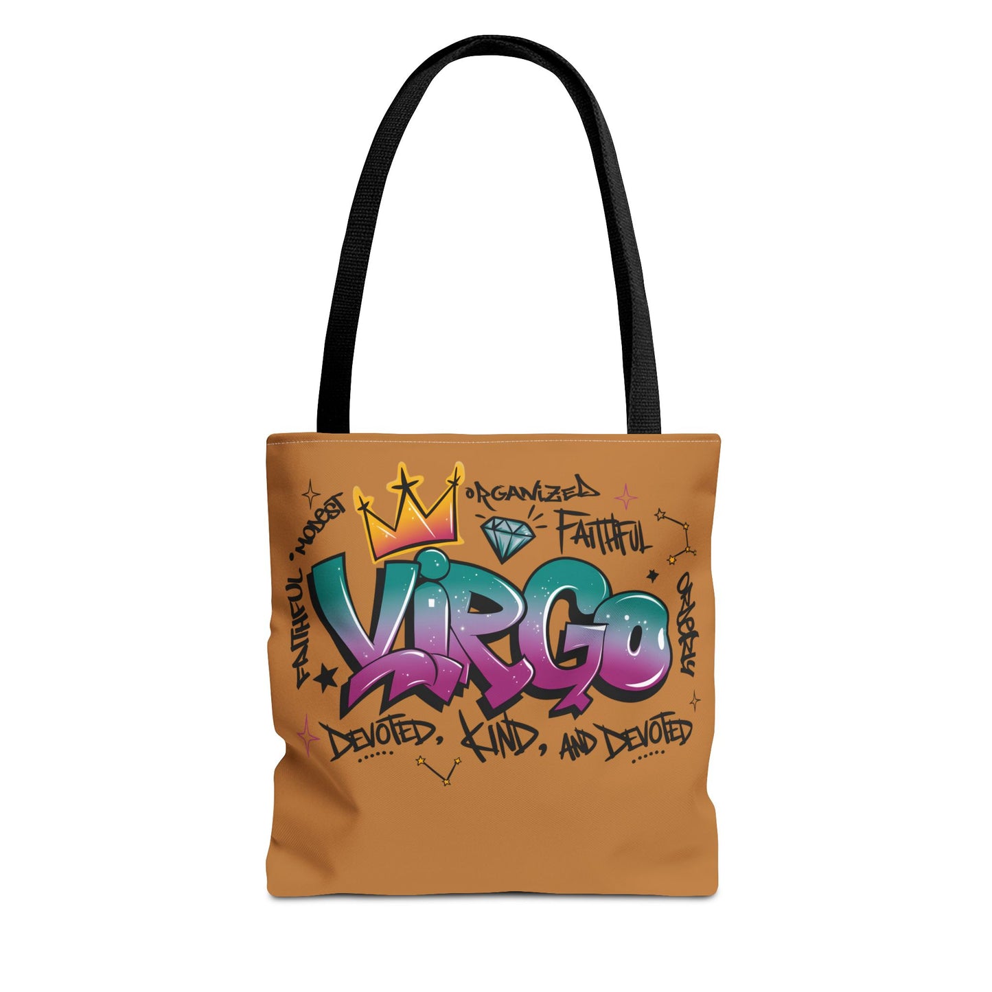 Virgo Street Art Canvas Tote Bag