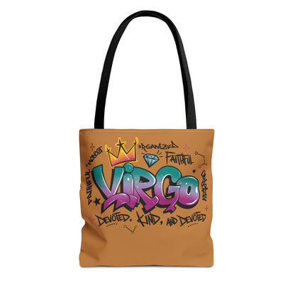 Virgo Street Art Canvas Tote Bag