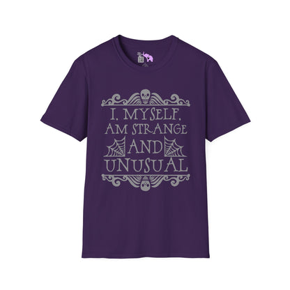 Beetlejuice I Myself Am Strange and Unusual Adult T-shirt
