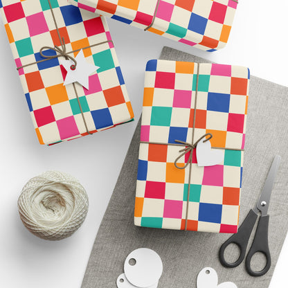 Colorblock Fun Wrapping Paper