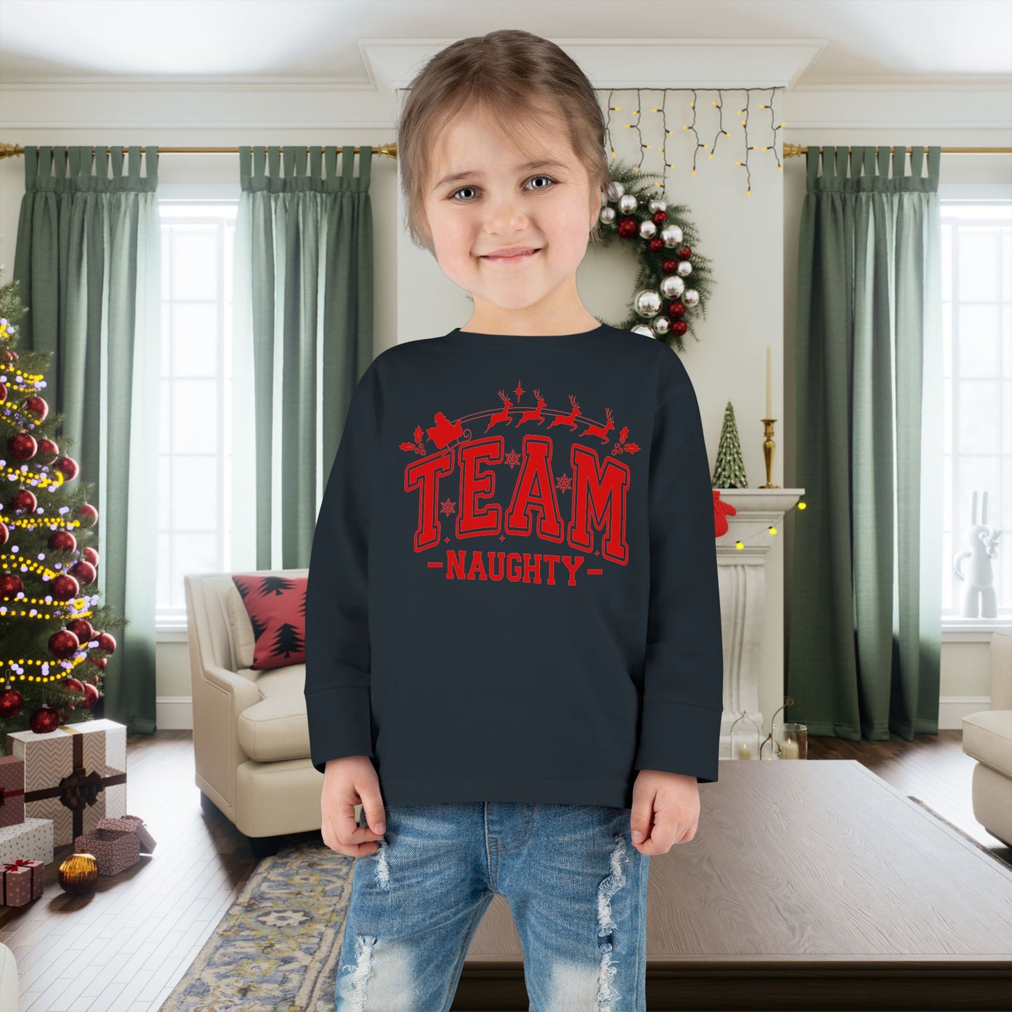 Team Naughty Long Sleeve Tee