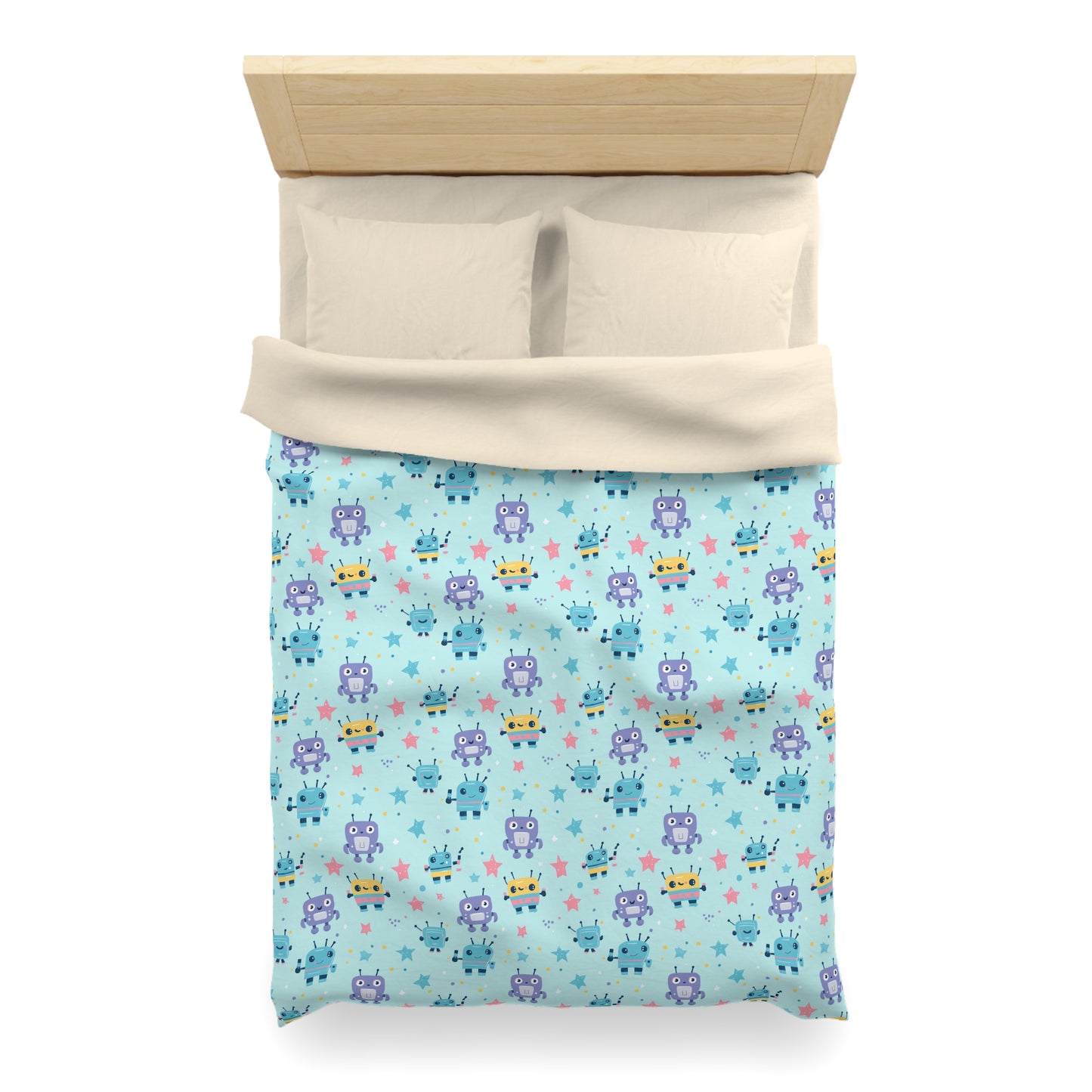 Robo Galaxy Giggles Microfiber Duvet Cover