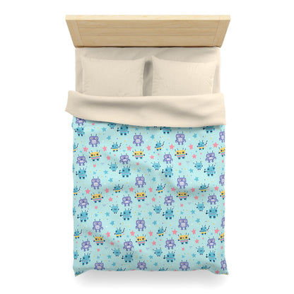 Robo Galaxy Giggles Microfiber Duvet Cover