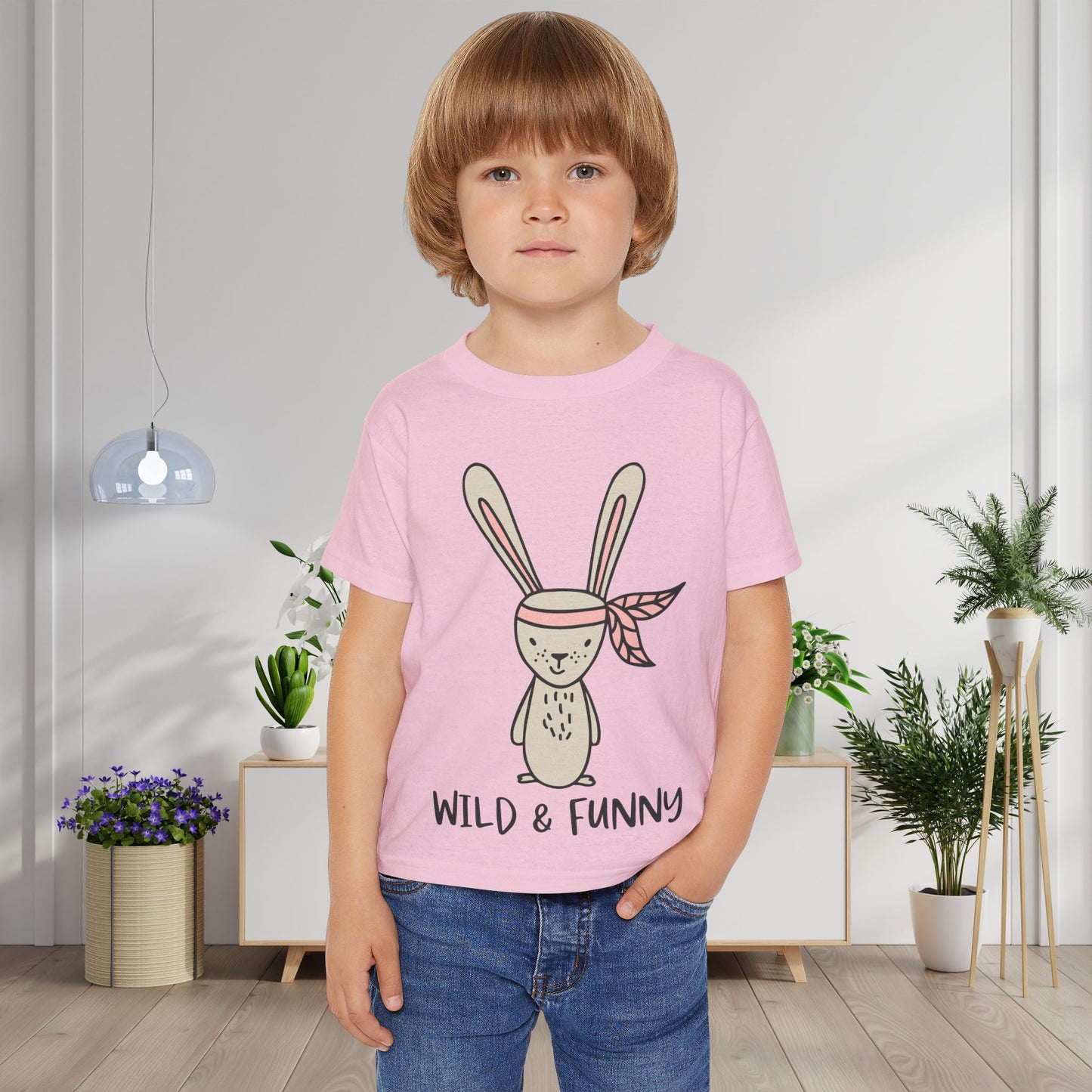 Wild & Funny (Bunny) Heavy Cotton™ Toddler T-shirt
