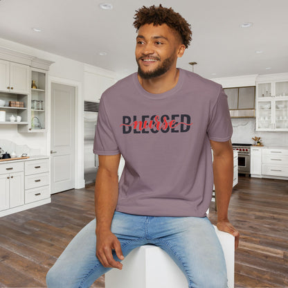 Blessed Nurse Adult T-shirt