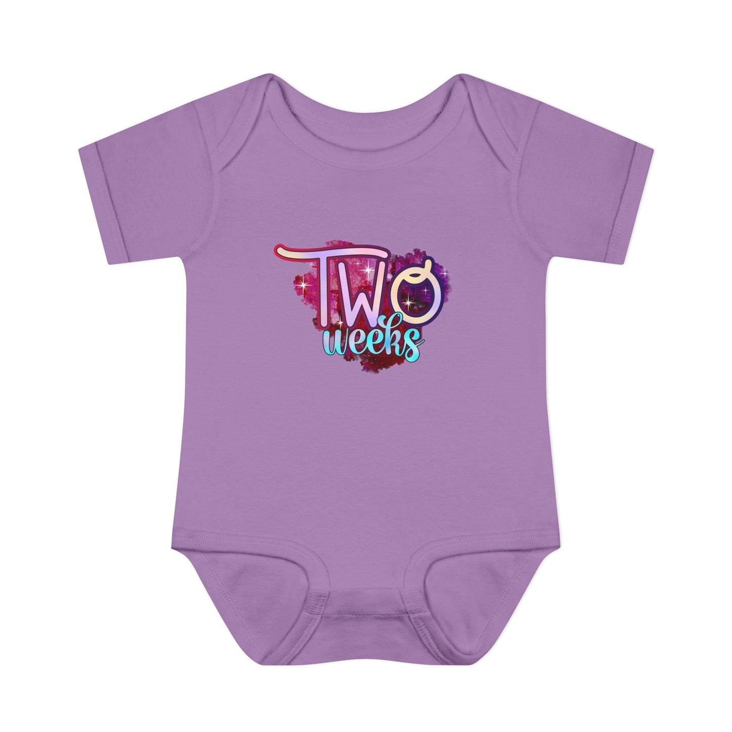 Stardust Baby Milestone Bodysuit-Two Weeks
