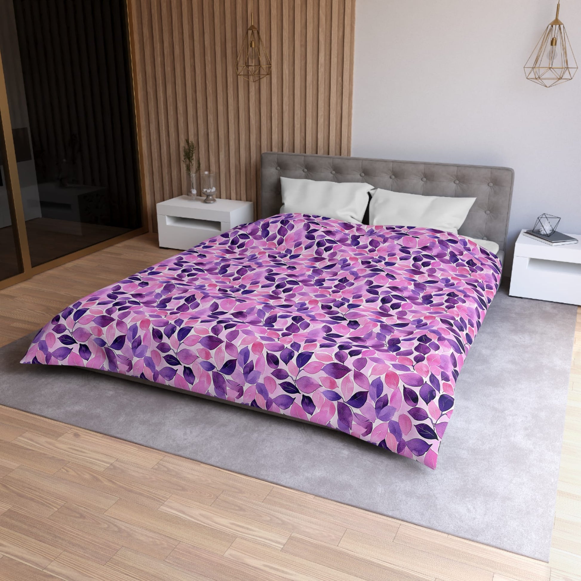 Lilac Serenade Microfiber Duvet Cover