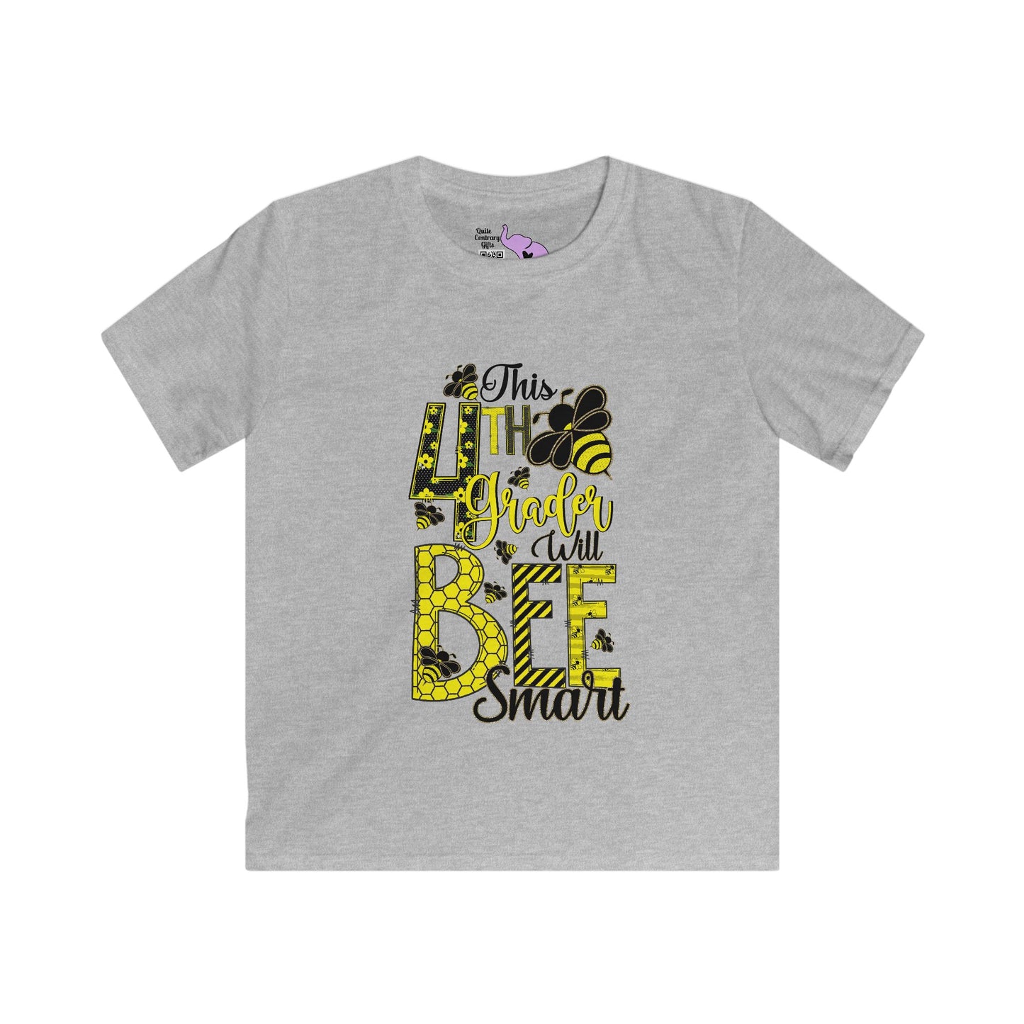This 4th Grader Will Bee Smart Youth Softstyle Tee