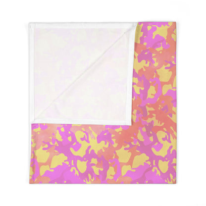 Sunset Sorbet Camo  Baby Swaddle Blanket
