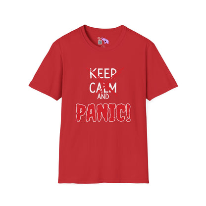 Keep Calm and Panic Adult T-shirt
