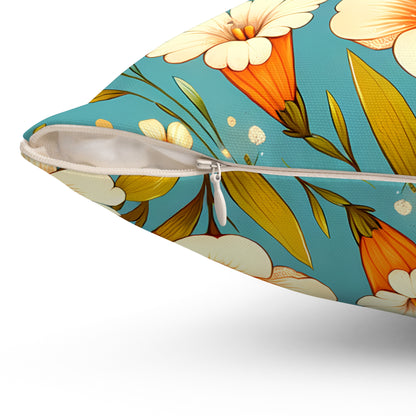 Petals & Wings Throw Pillow