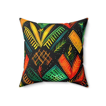 Kujichagulia Waves Throw Pillow