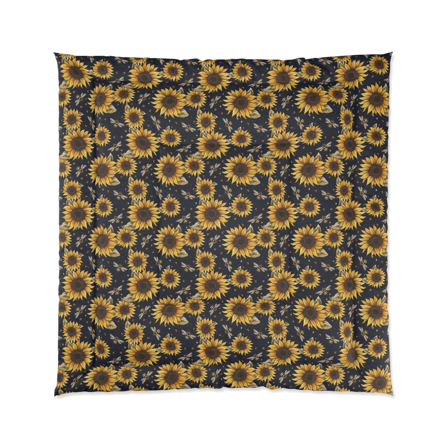 Sunflowers & Bees Comforter