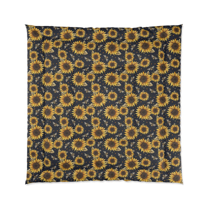 Sunflowers & Bees Comforter