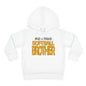 Loud & Proud Softball Brother Toddler Hoodie