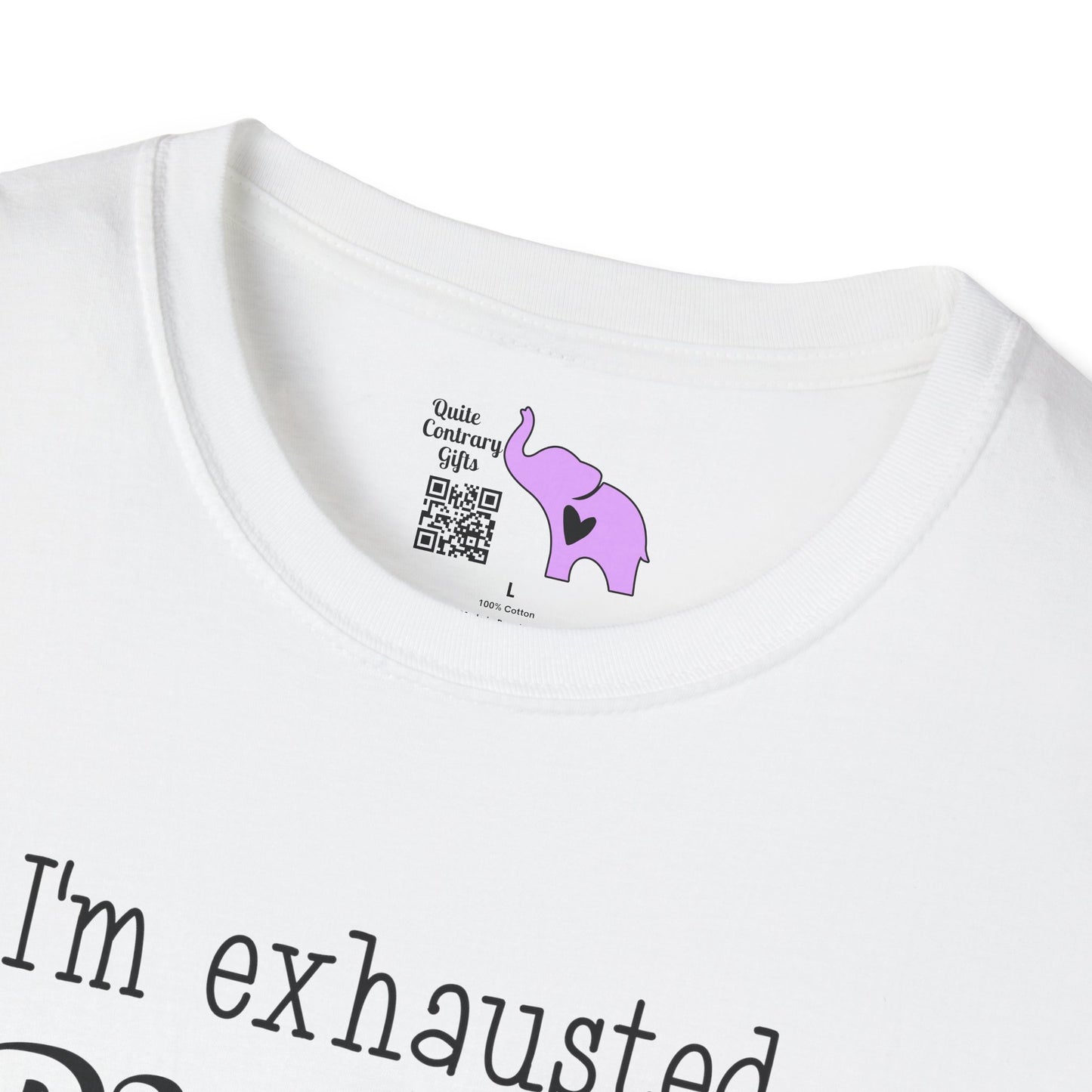 I'm Exhausted Please Don't Talk To Me Adult T-shirt