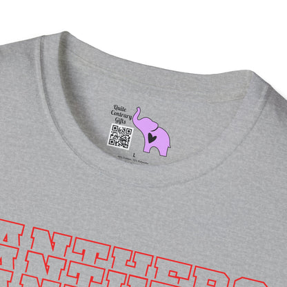 Panthers (Stacked) Adult T-shirt