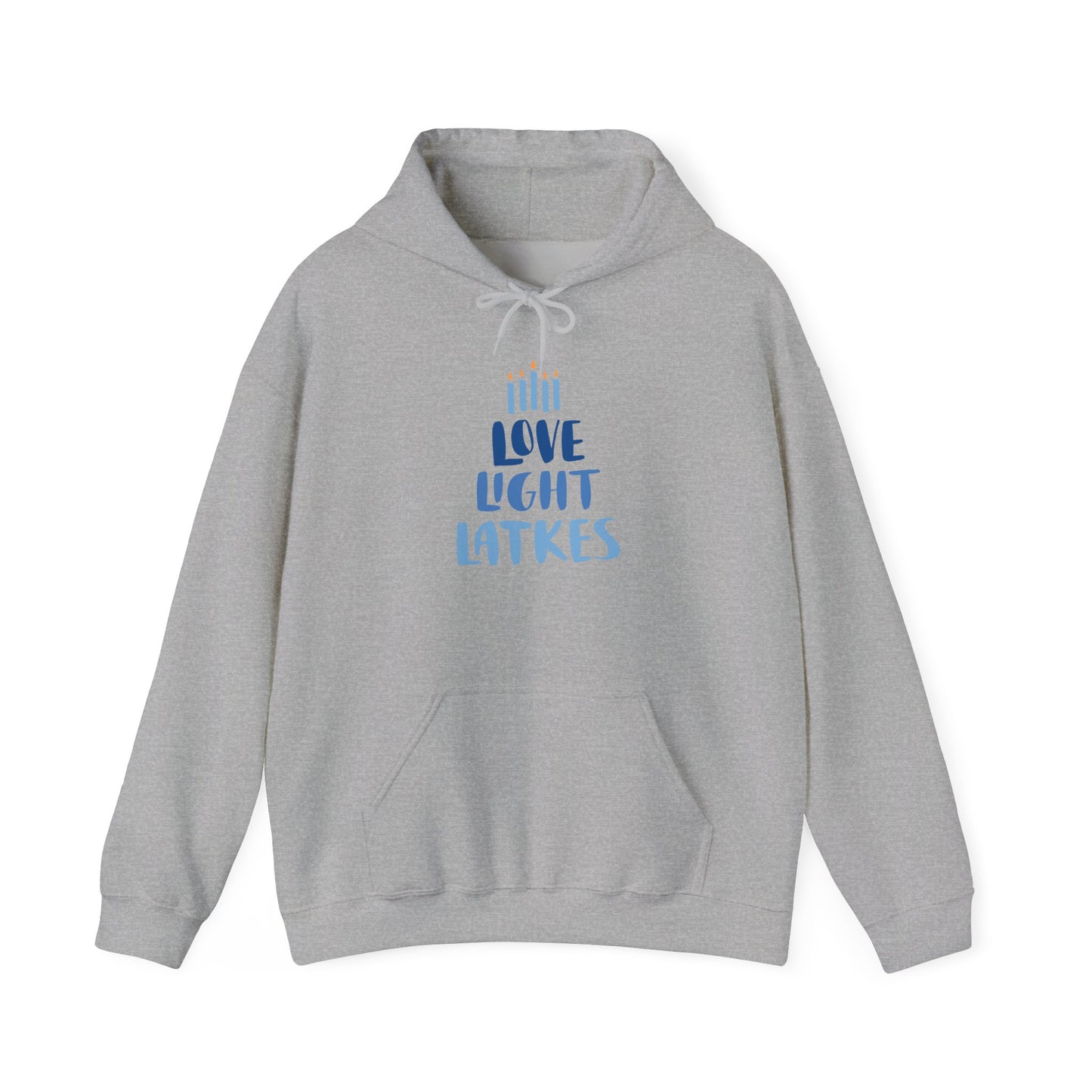 Hanukkah Love Light Latkes Adult Heavy Blend™ Hooded Sweatshirt