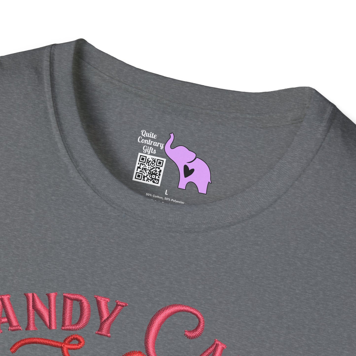 Candy Cane Wishes & Mistletoe Kisses Adult T-shirt