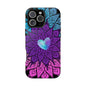 Colorful Mandala w/Heart MagSafe® Compatible Tough Case for iPhone