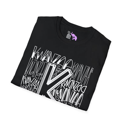Kwanzaa Wordcloud Adult T-shirt