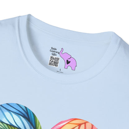 Heart of Many Colors Adult T-shirt