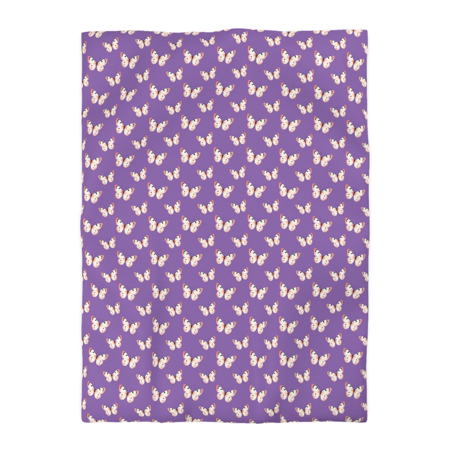 Lavender Flutter Microfiber Duvet Cover