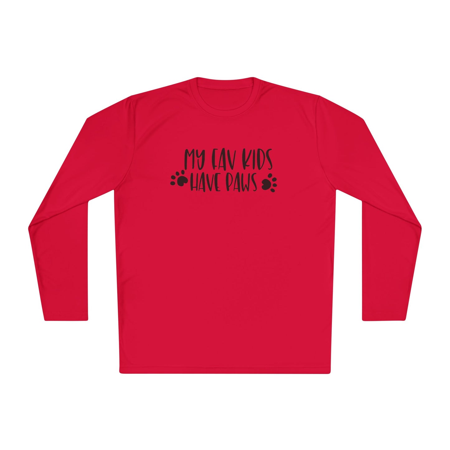 My Fav Kids Have Paws Adult Long Sleeve Tee