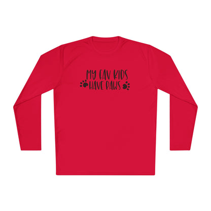 My Fav Kids Have Paws Adult Long Sleeve Tee