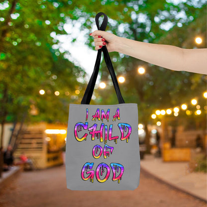 I Am A Child of God Canvas Tote Bag