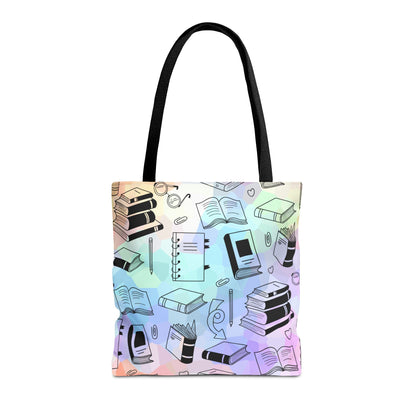 Colorful Chapters Canvas Tote Bag