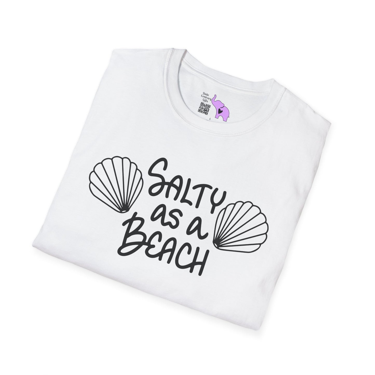 Salty As A Beach Adult T-shirt