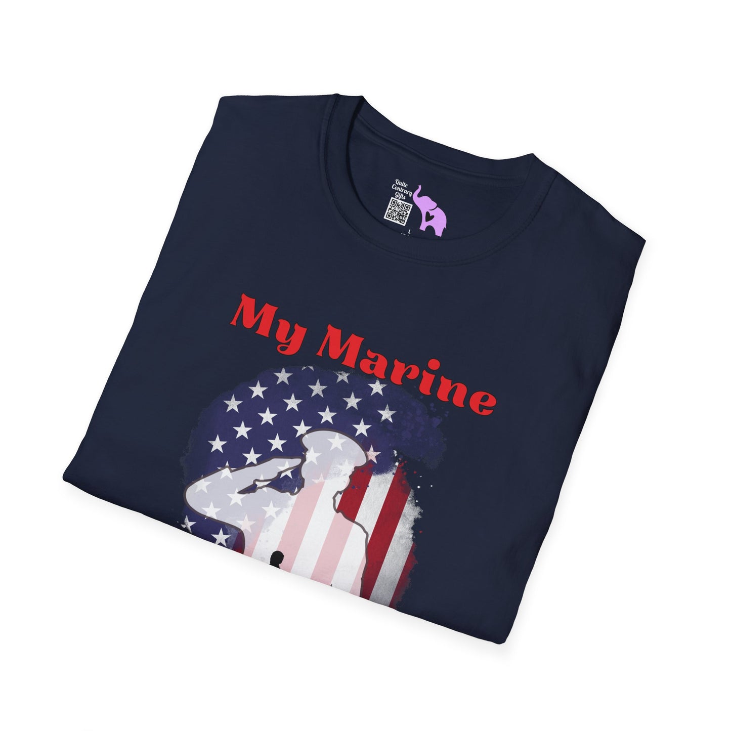 My Marine My Son (Dad) Adult T-shirt