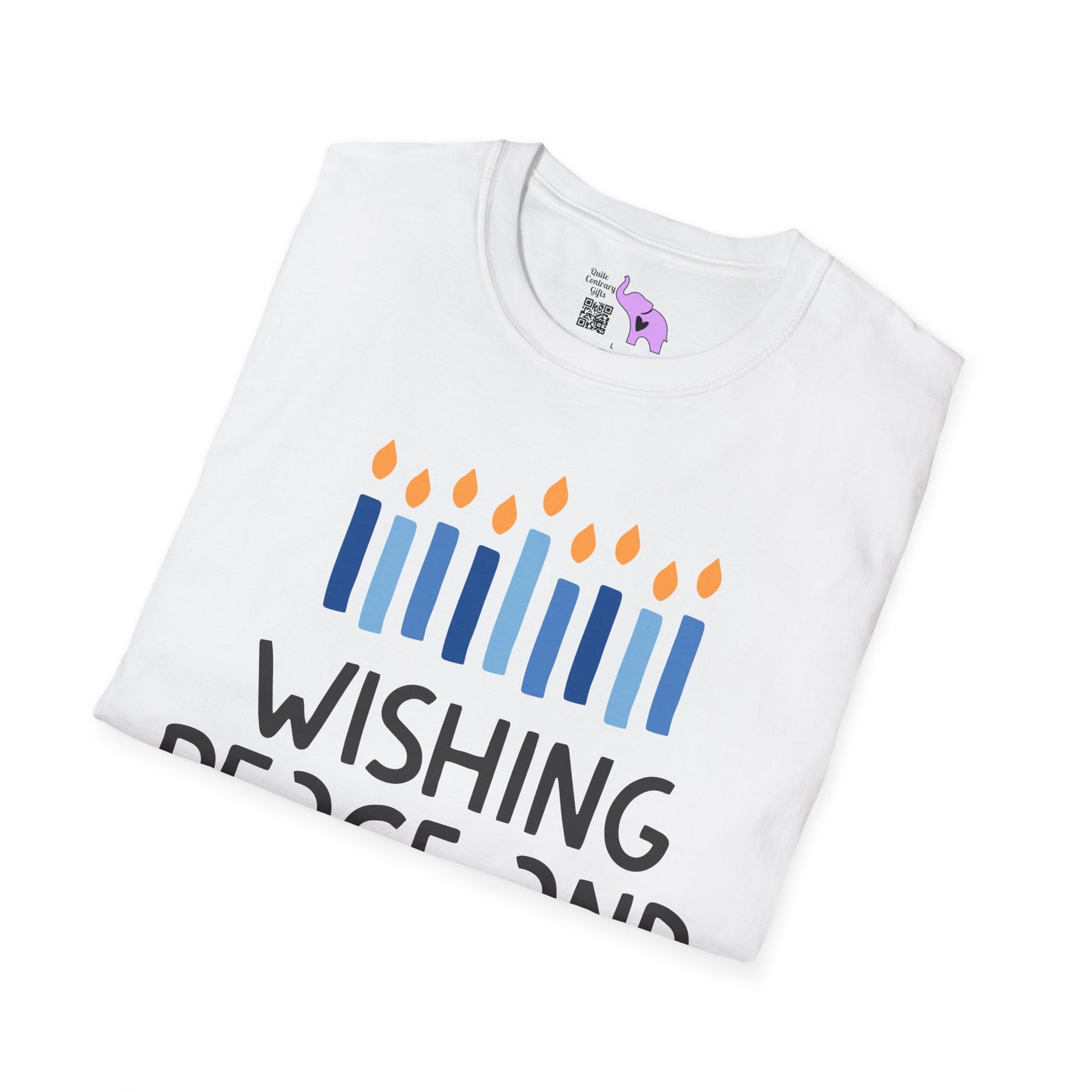 Hanukkah Wishing Peace & Light T-shirt