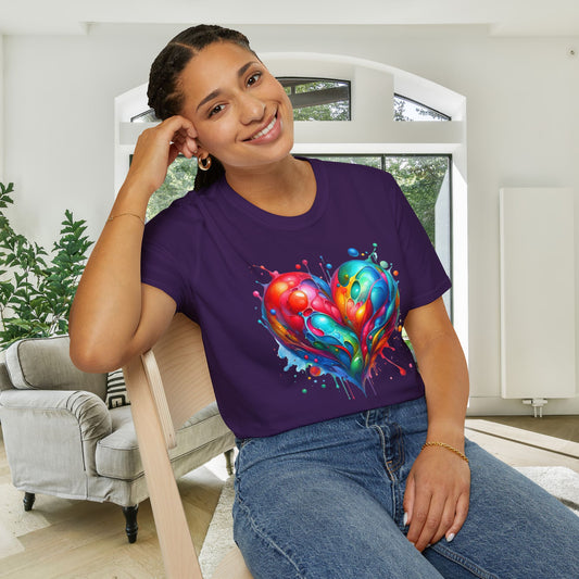 ""Love in Full Color Adult T-shirt