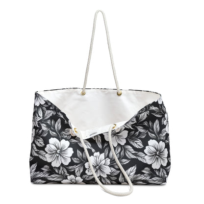 Monochrome Paradise Bloom Weekender Bag