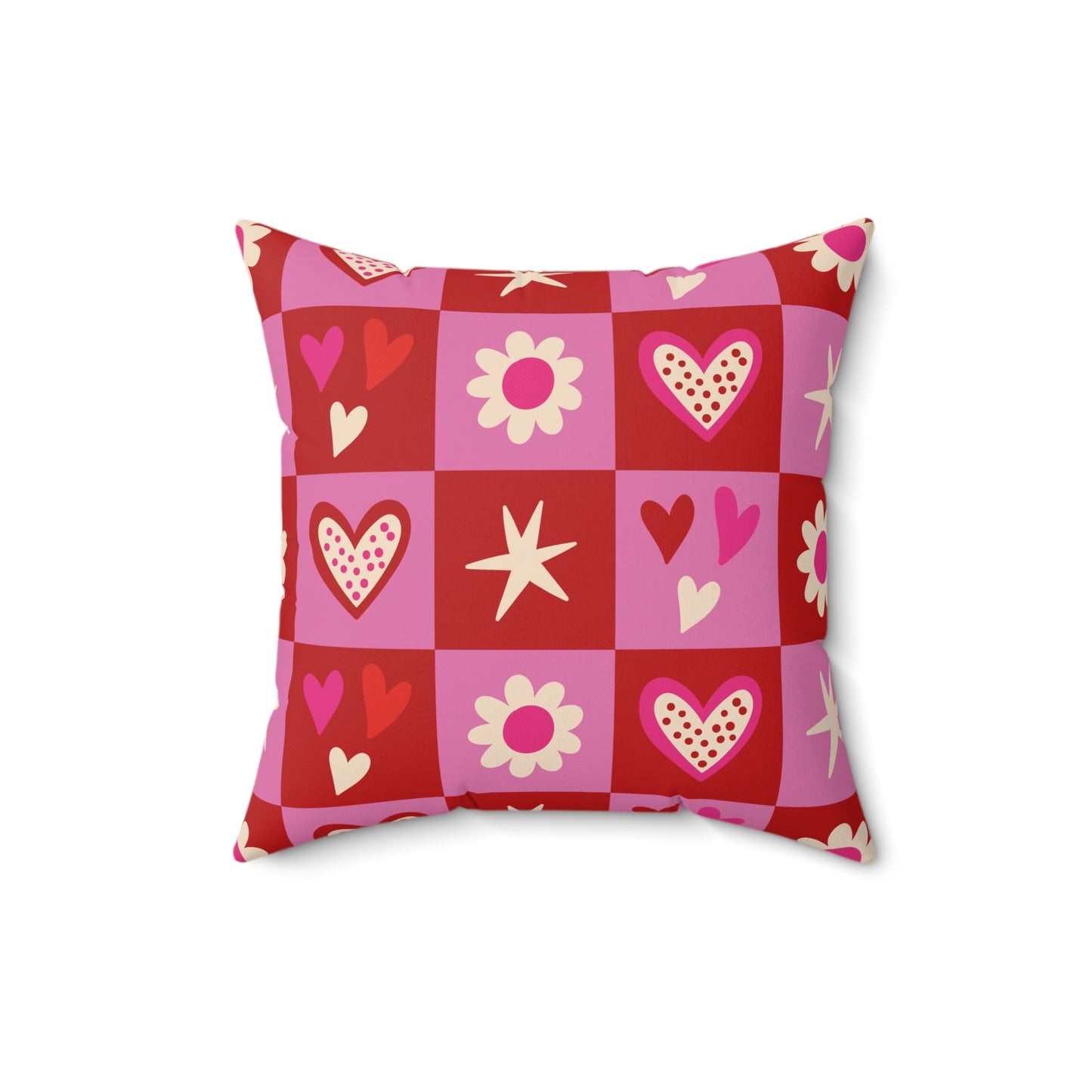Valentine Toss Throw Pillow