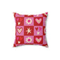 Valentine Toss Throw Pillow