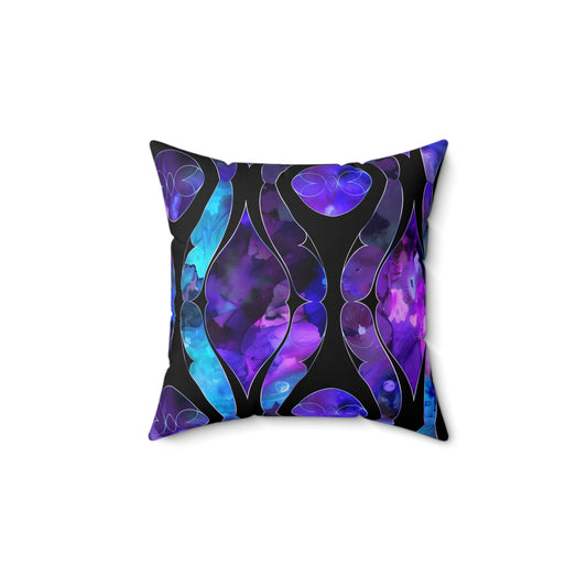 Celestial Glass Throw Pillow