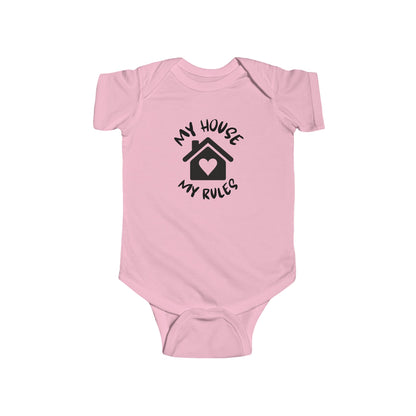 My House My Rules Infant Fine Jersey Bodysuit