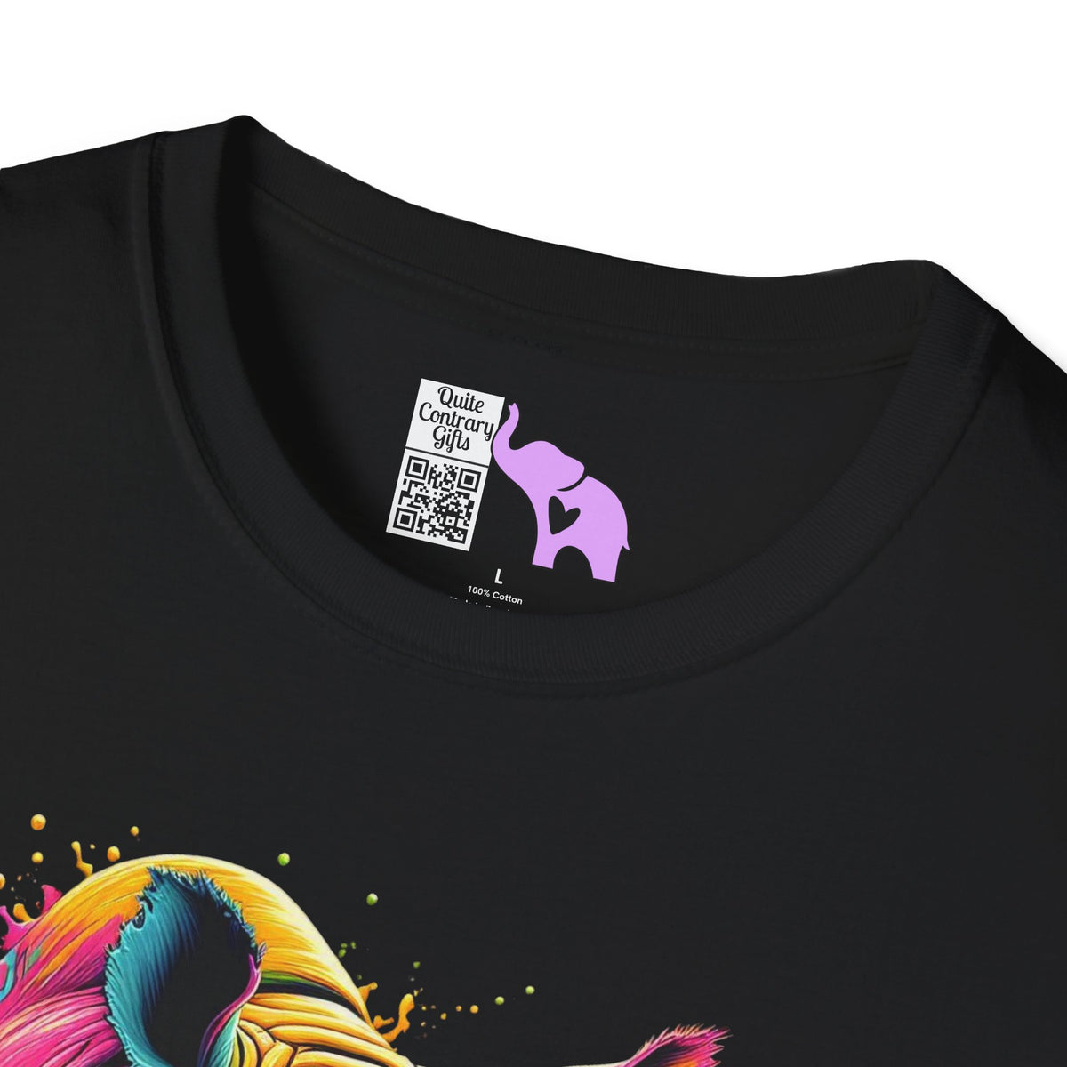 Colorful Rhino Adult T-shirt