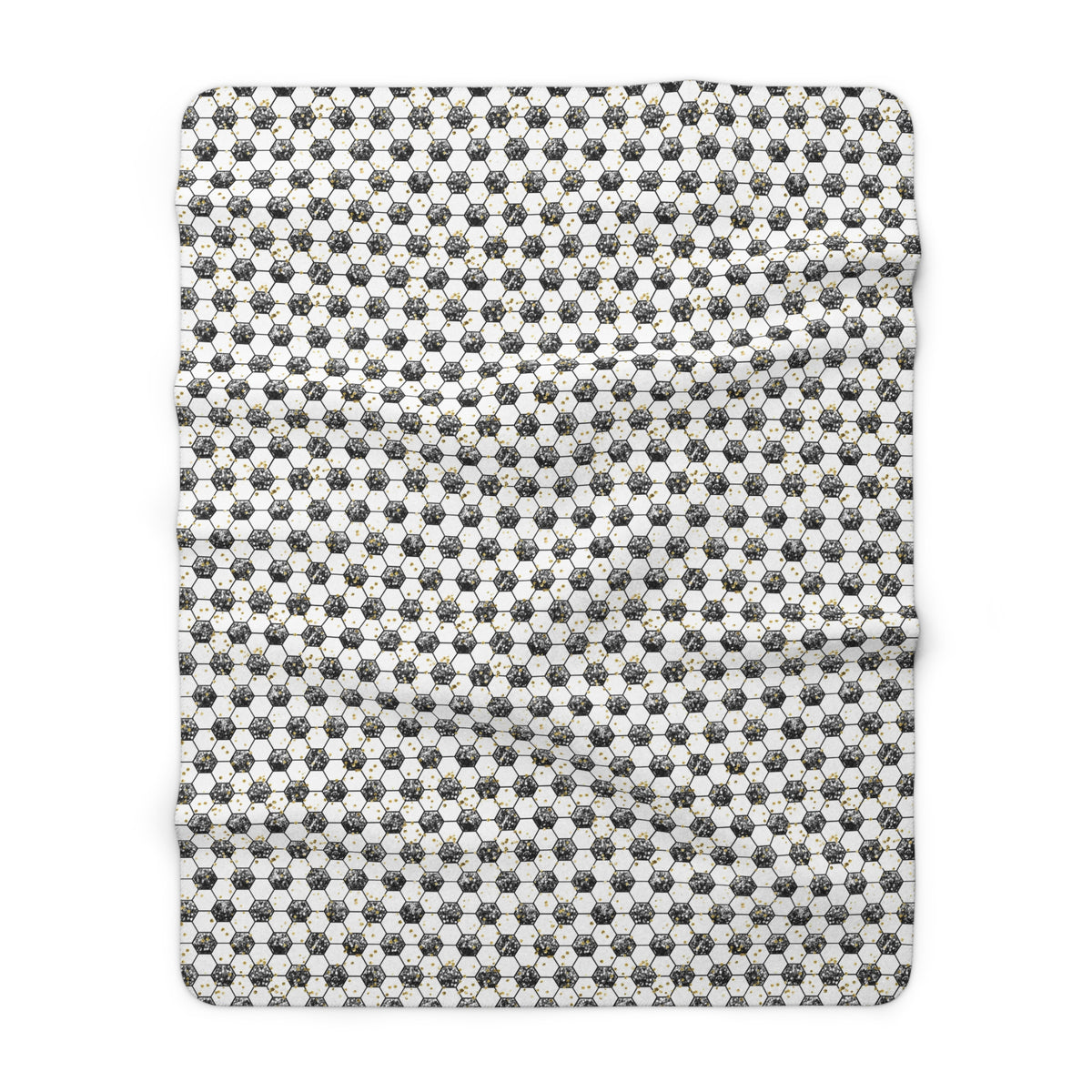 Soccer Gold Rush Fleece Blanket