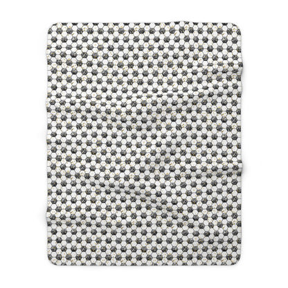 Soccer Gold Rush Fleece Blanket