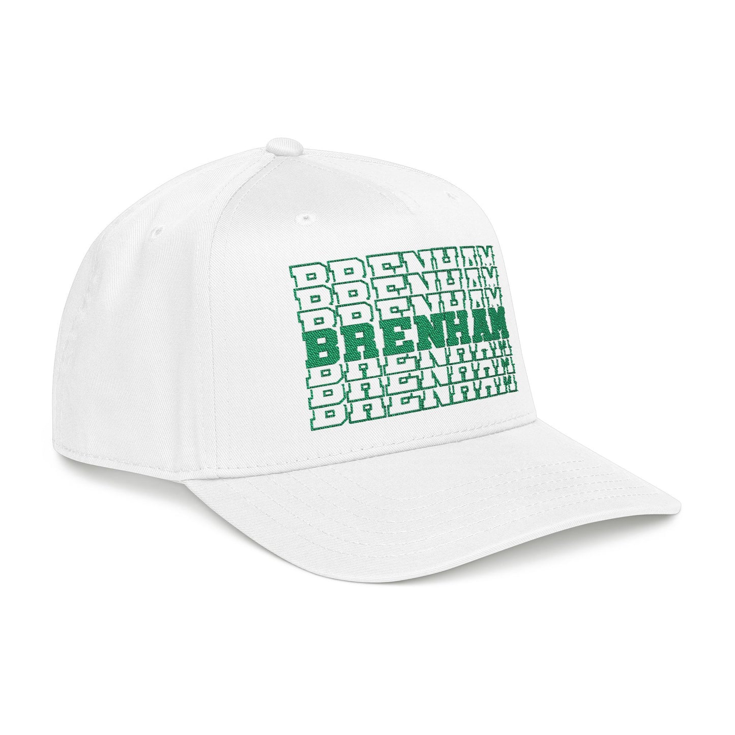 Brenham Stacked Letters Mid Profile Baseball Cap